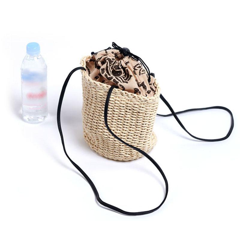 巾着型ミニバック レディース 編み込み ポーチ ミニバック エスニック カジュアル 散歩 軽量 ナチュラル |  | 07