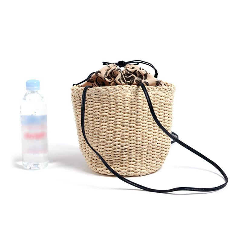 巾着型ミニバック レディース 編み込み ポーチ ミニバック エスニック カジュアル 散歩 軽量 ナチュラル |  | 08