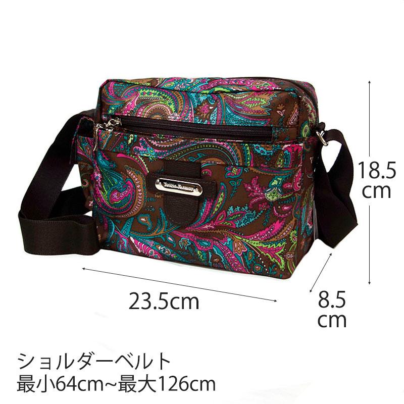 プリントポシェット レディースバック ポーチ ポシェット ペイズリー アラベスク フラワー トラベル 散歩 |  | 11