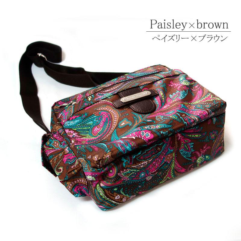 プリントポシェット レディースバック ポーチ ポシェット ペイズリー アラベスク フラワー トラベル 散歩 |  | 04