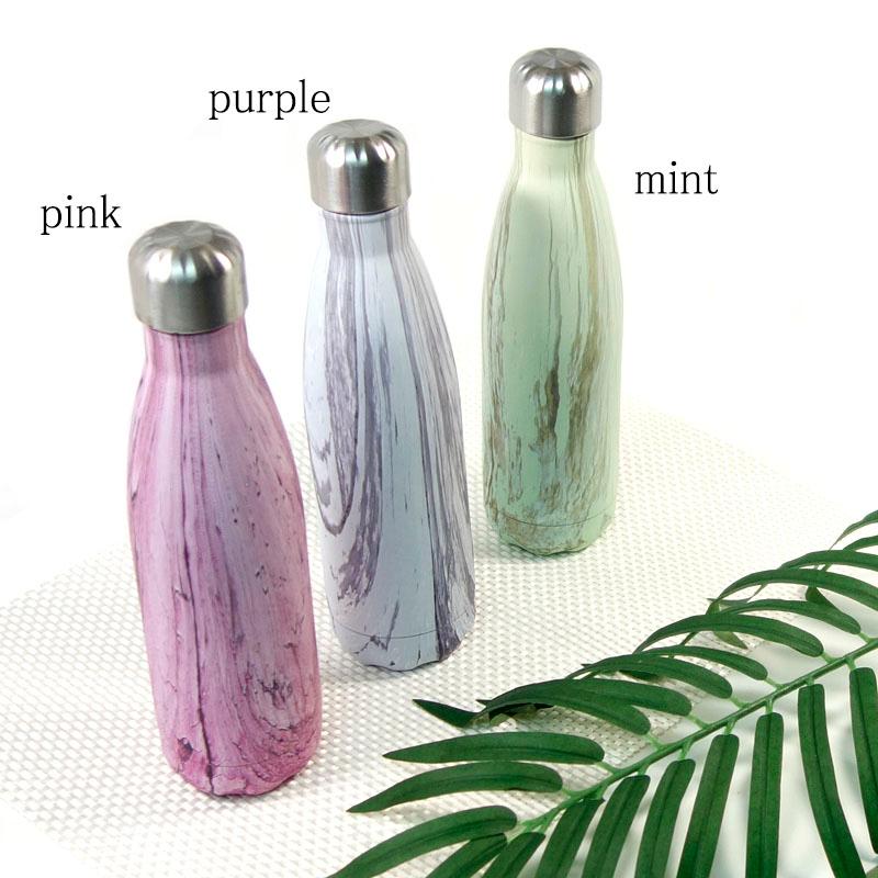 魔法瓶 水筒 マーブル柄 水分補給 熱中症対策 保冷温ボトル 行楽 ステンレスボトル オフィス variety |  | 02