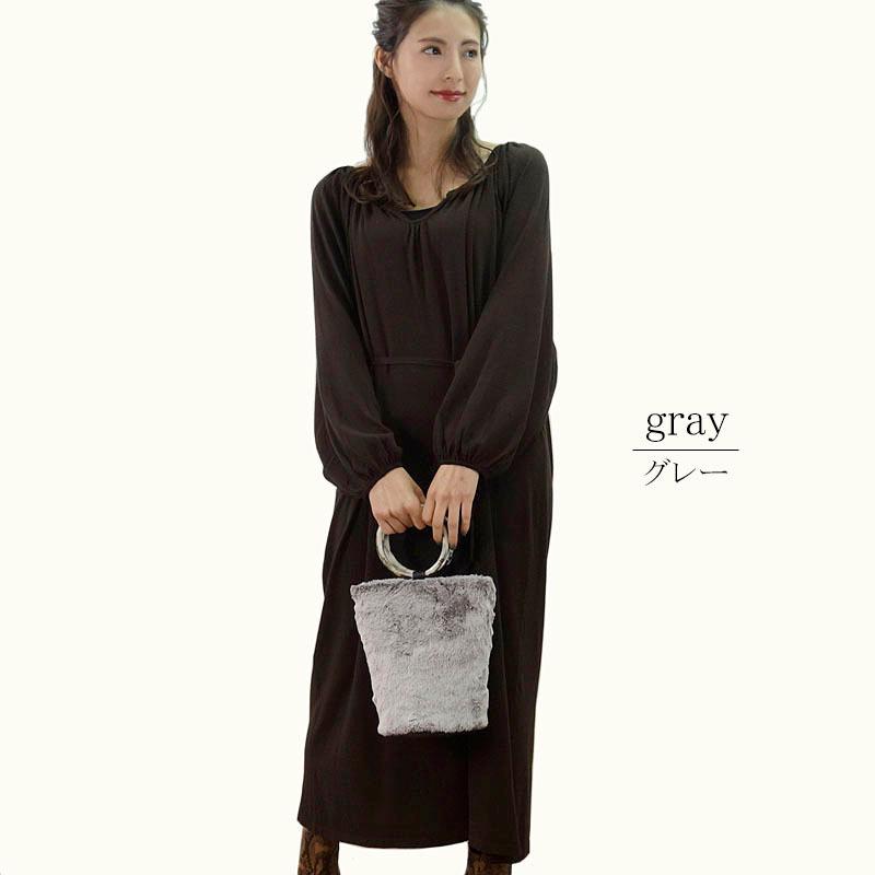 フェイクファーバッグ レディース ハンドバッグ 斜め掛け 2way 小さめ 軽量 エコファー マグネット開閉 |  | 03