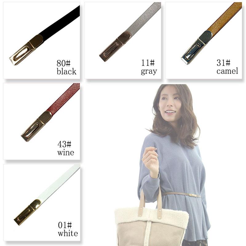 ビットベルト レザー レディース 全18色 本革 細ベルト 10mm幅 アジャスター 軽量 ウエストマーク variety |  | 13