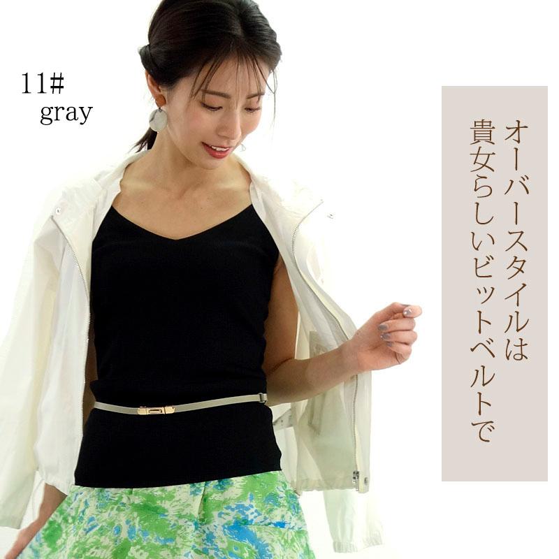 ビットベルト レザー レディース 全18色 本革 細ベルト 10mm幅 アジャスター 軽量 ウエストマーク variety |  | 06