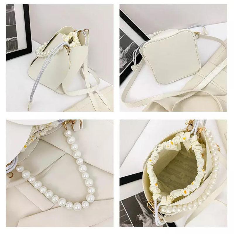 ショルダーバッグ レディース パールチェーン 斜め掛け 小さめ 軽量 トートバッグ ジャガード ミニバッグ |  | 13