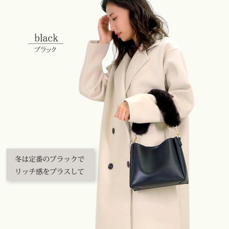 ファーハンドル ショルダーバッグ レディース 小さめ 3way バッグインバッグ 斜めがけ フェイクファー |  | 08
