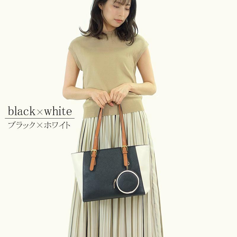 バッグ 3点セット レディース ショルダーバッグ 斜めがけ ポーチ付き 2way 3way 機能的 フェイクレザー 配色 |  | 05