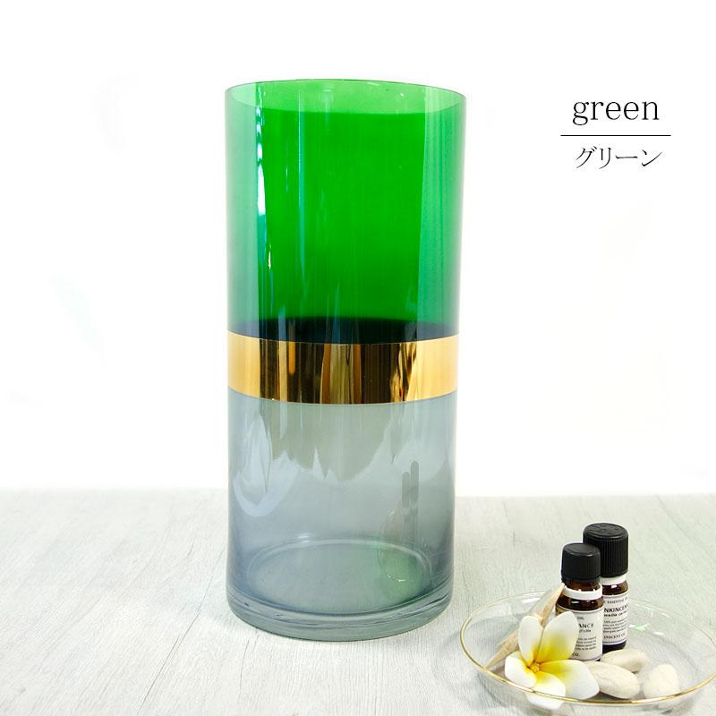 フラワベース 北欧風 花瓶 ガラス ゴールド 透明 円柱 おしゃれ 小型 20cm モダン インテリア雑貨 フラワースタンド 花器 |  | 06