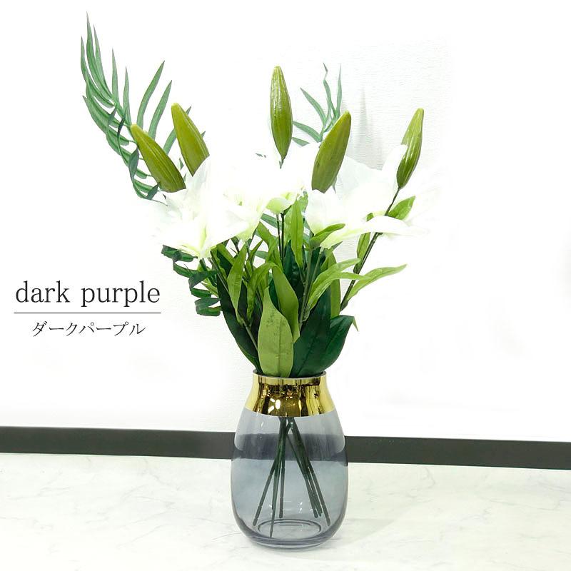 フラワベース 北欧風 花瓶 ガラス 透明 モダン おしゃれ 23cm フラワースタンド 花器 インテリア雑貨 VASE |  | 04