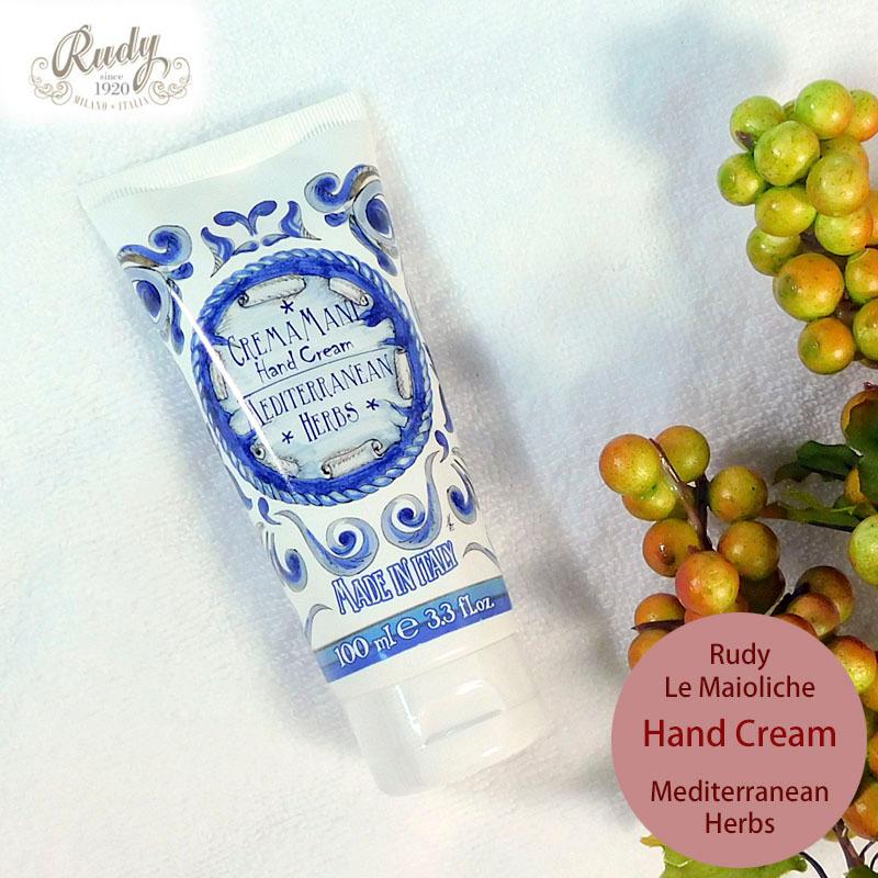Rudy ルディ ル・マヨルカ ハンドクリーム メディタラニアンハーブ 100ml アロマ 保湿 香り 潤い HC | RUDY