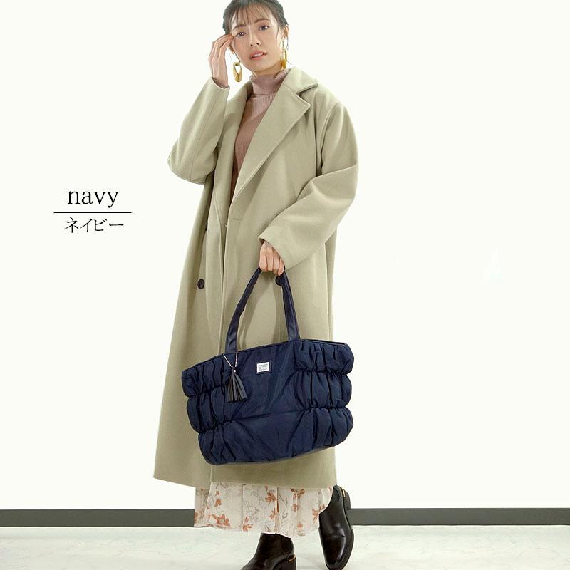 ナイロンライク トートバッグ レディース ショルダーバッグ 軽量 マグネット開閉式 肩掛け 通勤 通学 |  | 02