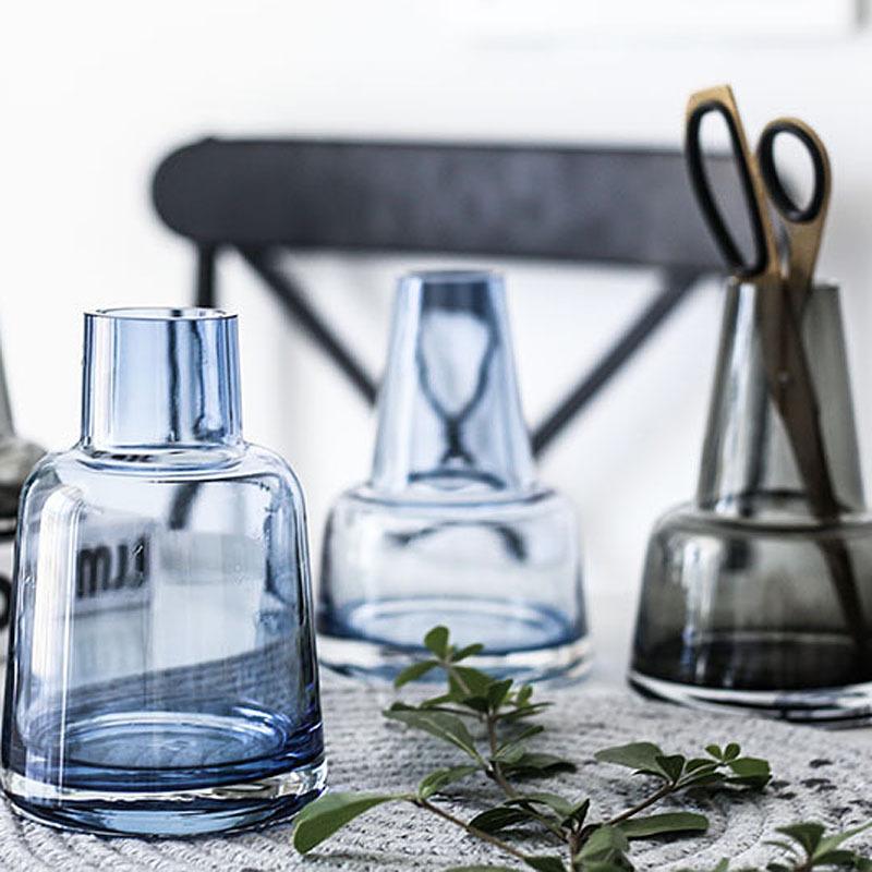 フラワーベース 花瓶 北欧風 ガラス クリスタル 一輪挿し 枝 丸 透明 フラワースタンド 花器 モダン ギフト VASE |  | 01