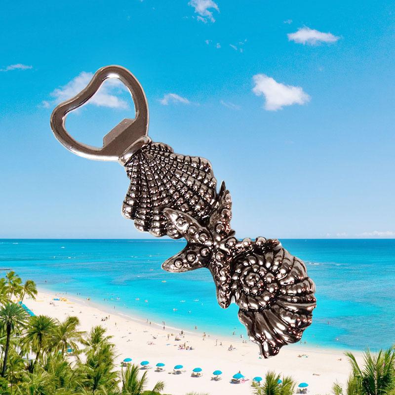 ハワイアン 栓抜き ボトルオープナー シェルデザイン シルバー キッチン 宅飲み レトロ ギフト variety |  | 04