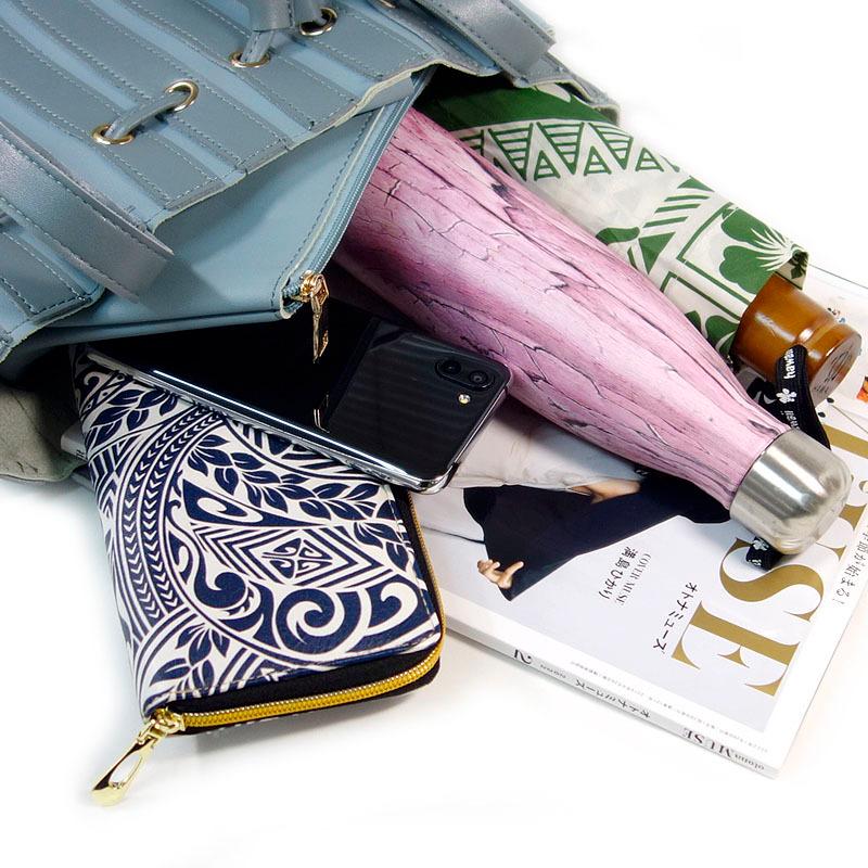 財布 レディース 長財布 ラウンドファスナー ロングウォレット 植物 花柄 防水 幾何学模様 8パターン |  | 08