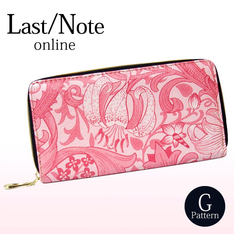 財布 レディース 長財布 ラウンドファスナー ロングウォレット 植物 花柄 防水 幾何学模様 Gパターン | 