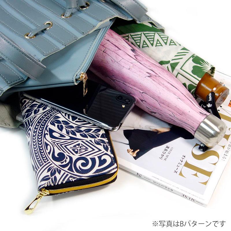 財布 レディース 長財布 ラウンドファスナー ロングウォレット 植物 花柄 防水 幾何学模様 Gパターン |  | 05