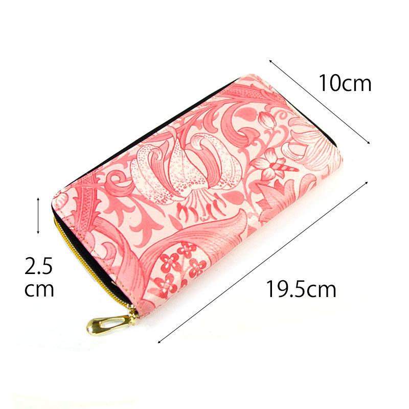 財布 レディース 長財布 ラウンドファスナー ロングウォレット 植物 花柄 防水 幾何学模様 Gパターン |  | 09