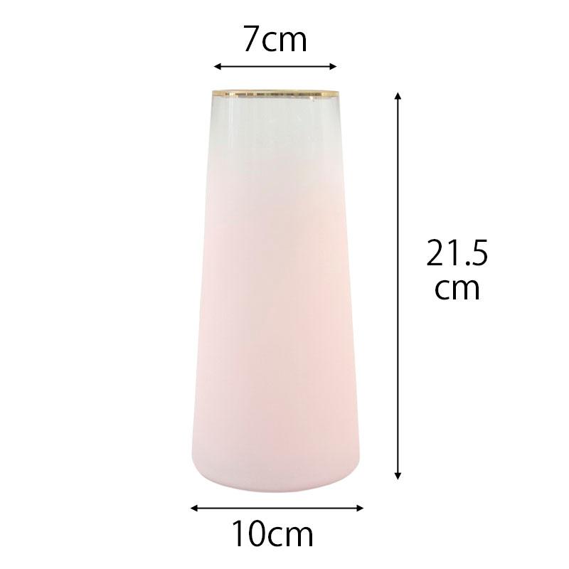 フラワーベース 花瓶 ガラス 北欧風 グラデーション おしゃれ フラワースタンド 一輪挿し 玄関 リビング 寝室 花器 VASE |  | 13