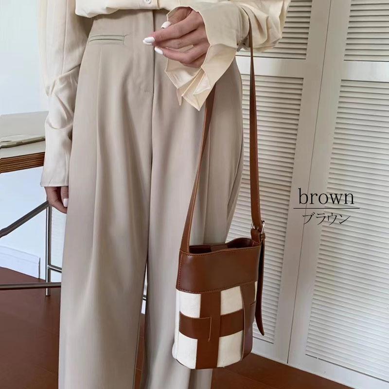 ショルダーバッグ レディース 斜め掛け 肩掛け 小さめ 合成皮革 キャンバス 軽量 機能的 抜け感 |  | 11