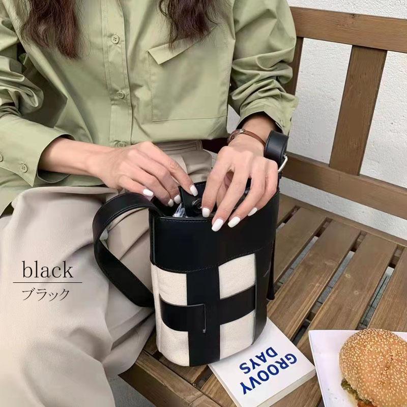 ショルダーバッグ レディース 斜め掛け 肩掛け 小さめ 合成皮革 キャンバス 軽量 機能的 抜け感 |  | 02