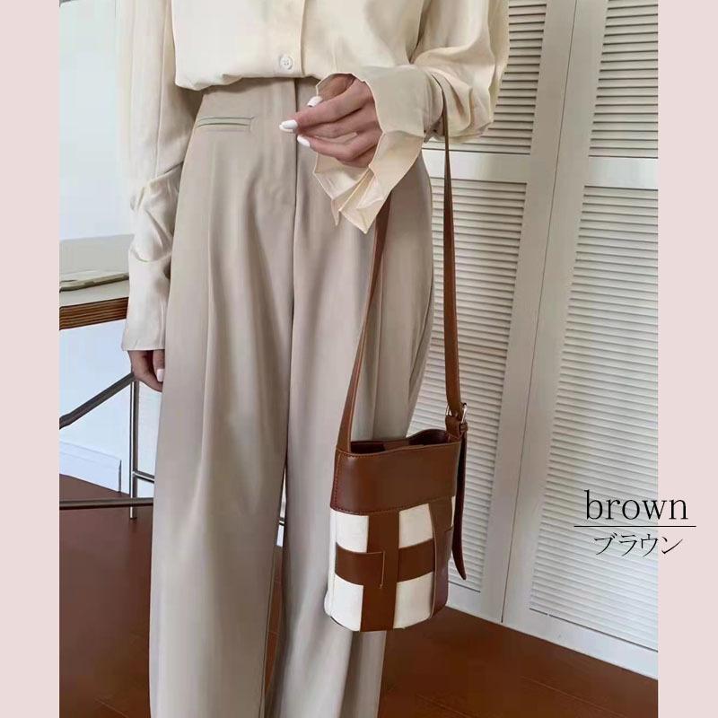 ショルダーバッグ レディース 斜め掛け 肩掛け 小さめ 合成皮革 キャンバス 軽量 機能的 抜け感 |  | 05