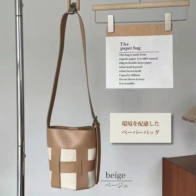 ショルダーバッグ レディース 斜め掛け 肩掛け 小さめ 合成皮革 キャンバス 軽量 機能的 抜け感 |  | 09