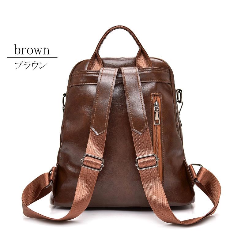 リュックサック 合成皮革 レディース バッグ 撥水 防水 シック きれいめ ビジネス 通勤 通学 軽量 |  | 11