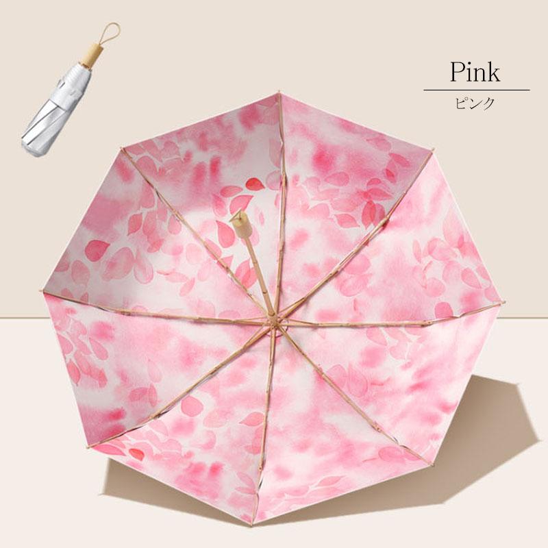 日傘 折りたたみ 晴雨兼用 コンパクト 完全遮光 花柄 雨傘 レディース 軽量 variety umbrella |  | 03