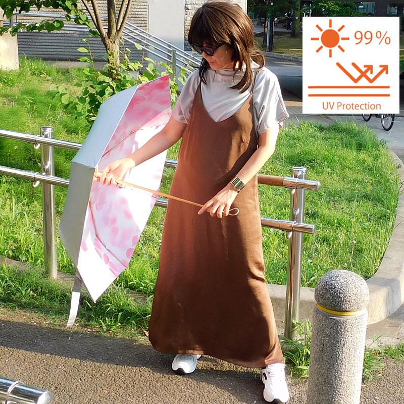 日傘 折りたたみ 晴雨兼用 コンパクト 完全遮光 花柄 雨傘 レディース 軽量 variety umbrella |  | 06