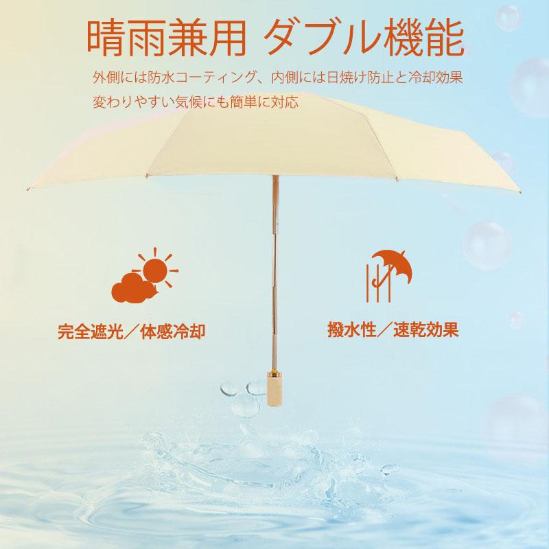 日傘 折りたたみ 晴雨兼用 コンパクト レディース 完全遮光 バナナリーフ 花柄 雨傘 軽量 variety umbrella |  | 08