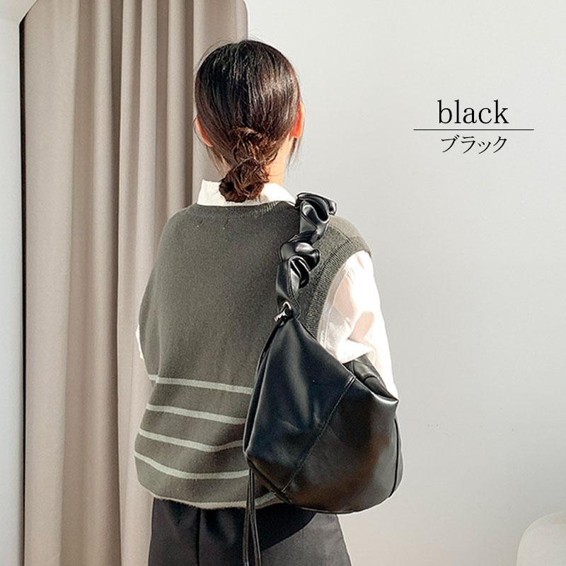 ギャザーショルダー トートバッグ レディース メッセンジャーバッグ 小さめ 肩掛け 高見え 巾着 |  | 16