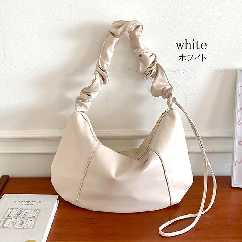 ギャザーショルダー トートバッグ レディース メッセンジャーバッグ 小さめ 肩掛け 高見え 巾着 |  | 17