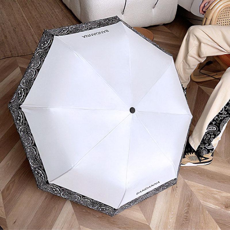 日傘 折りたたみ 晴雨兼用 完全遮光 レディース コンパクト 撥水 遮熱 デイリー バンダナ柄 ペイズリー柄 軽量 umbrella |  | 05