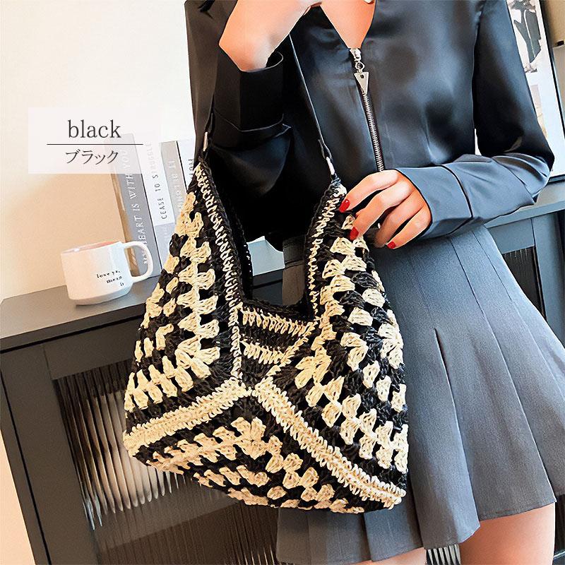 かごバッグ ショルダー トートバッグ 動画あり レディース 夏 A4サイズ 大きめ 高見え 大容量 ストローバッグ 軽量 リゾート |  | 11