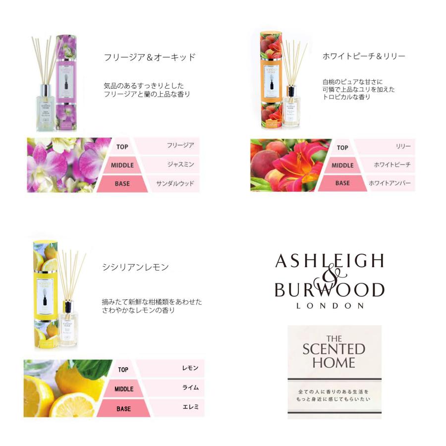 アシュレイ＆バーウッド リードディフューザー 香り 200ml フレグランススティック リラックス イギリス製 芳香剤 |  | 03