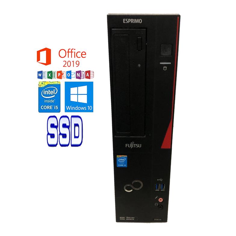 富士通 ESPRIMO D583/G 正規版Office Windows10 第4世代Corei5 4590 3.3GHz 8GB SSD128GB DVDドライブ 中古パソコン USB3.0 90日補償 送料無料｜notepc-store