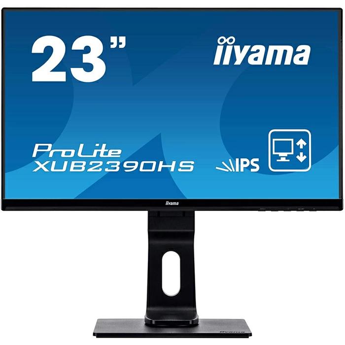 飯山 iiyama モニター ProLite XUB2390HS-B1(23型/ノングレア非光沢/AH-IPS/DVI,HDMI,D-Sub) 3ヶ月保証付き 送料無料 中古モニター｜notepc-store