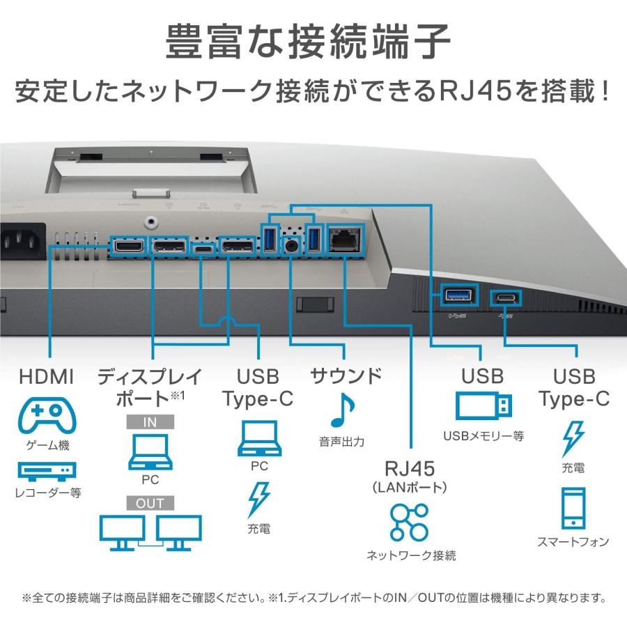 DELL（デル） モニター U2421E 24.1インチ WUXGA IPS 16:10 非光沢 USB