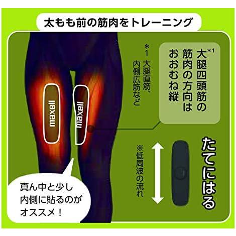 maxell（マクセル） もてケアライト EMS運動器 ACTIVEPAD 2極タイプ 2