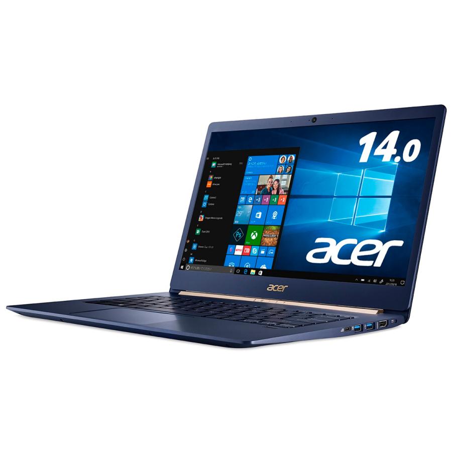 最新Windows11+office 爆速SSD256GB ACER Swift SF514-51 高性能core i7-7500U/メモリー8GB/14インチ/無線内蔵/Webカメラ/HDMI/便利ソフト 最新Windows11+office 爆速SSD256GB ACER Swift SF514-51 高性能core