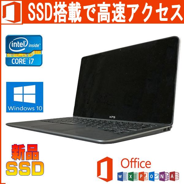 中古パソコン DELL XPS13 P29G Microsoft Office 2019 Core i7 3537u 2.0GHz 8GB SSD256GB 13.3インチFHD USB 3.0 Windows 10 ノートパソコン｜notepc-store