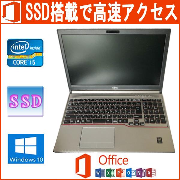 富士通 Lifebook E756/P Core i5 ノートPC 本体 LIFEBOOK 中古パソコン 富士通 E756/P Microsoft Office 2019 Core i5