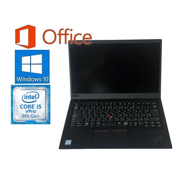 中古パソコン LENOVO ThinkPad X1 Carbon Microsoft Office 2019 第8世代 Core i5 8365U 1.6GHz 8GB 256GB SSD 14型FHD/Windows11｜notepc-store