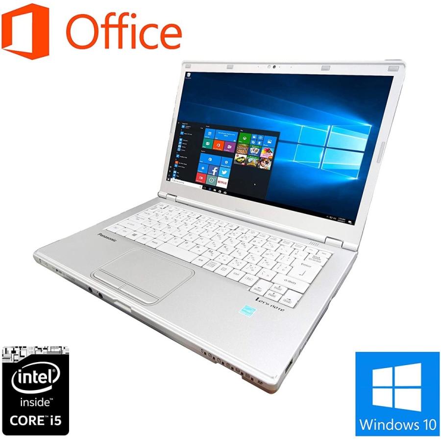 Panasonic CF-LX4 Microsoft Office2019 Win10 Core i5-5300M 2.3GHz メモリー8GB 新品SSD256GB 14インチ WIFI Bluetooth HDMI USB3.0 中古ノートパソコン｜notepc-store