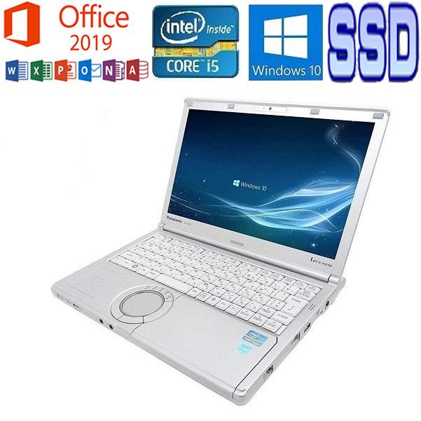 中古パソコンPanasonic CF-NX2 Microsoft Office 2019 Win 10 Core i5-3320M 2.6GHz メモリ8GB 新品SSD120GB 12インチワイド液晶 無線搭載 HDMI USB3.0｜notepc-store