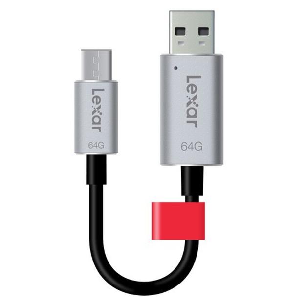 USBメモリー 64GB Lexar C20c USB3.0 USB Type-C+A デュアルUSBメモリーカード 高速データ転送 スマホ/MacBook/Windows対応 送料無料 | Lexar | 01