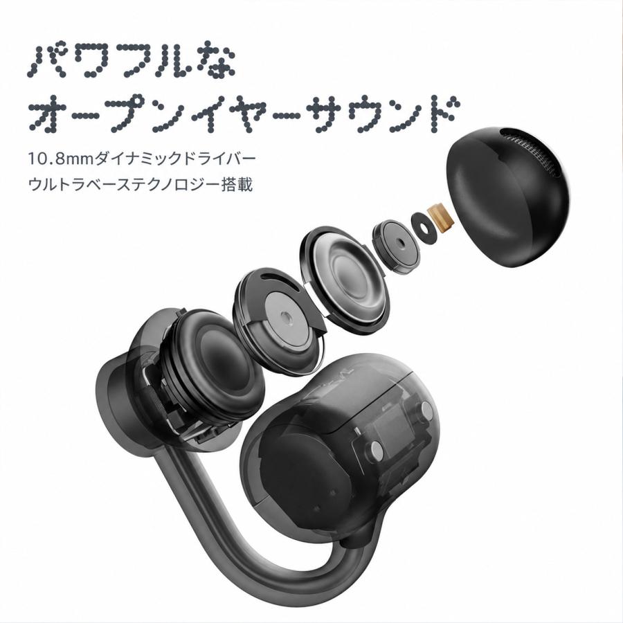 【新発売】 CMF by NOTHING Clip Pro ハイレゾ対応 ワイヤレスイヤホン オープンイヤー Bluetooth 5.4 LDAC 最大32.5時間再生 軽量6.5g IP54 マルチポイント | Nothing | 14