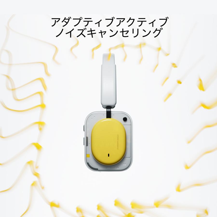 【NOTHING公式ストア 新発売 LINE登録クーポン付】 Nothing Headphone(a) ワイヤレス ヘッドホン ハイレゾ対応 ノイズキャンセリング 最長135時間再生の画像