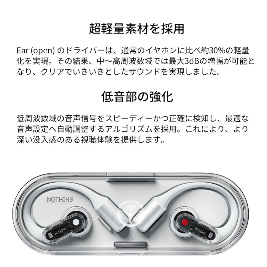 Nothing 【5/1限定P最大15%|日本正規代理店】 Ear (open Nothing 【5/1限定P最大15%|日本正規代理店】 Ear (open
