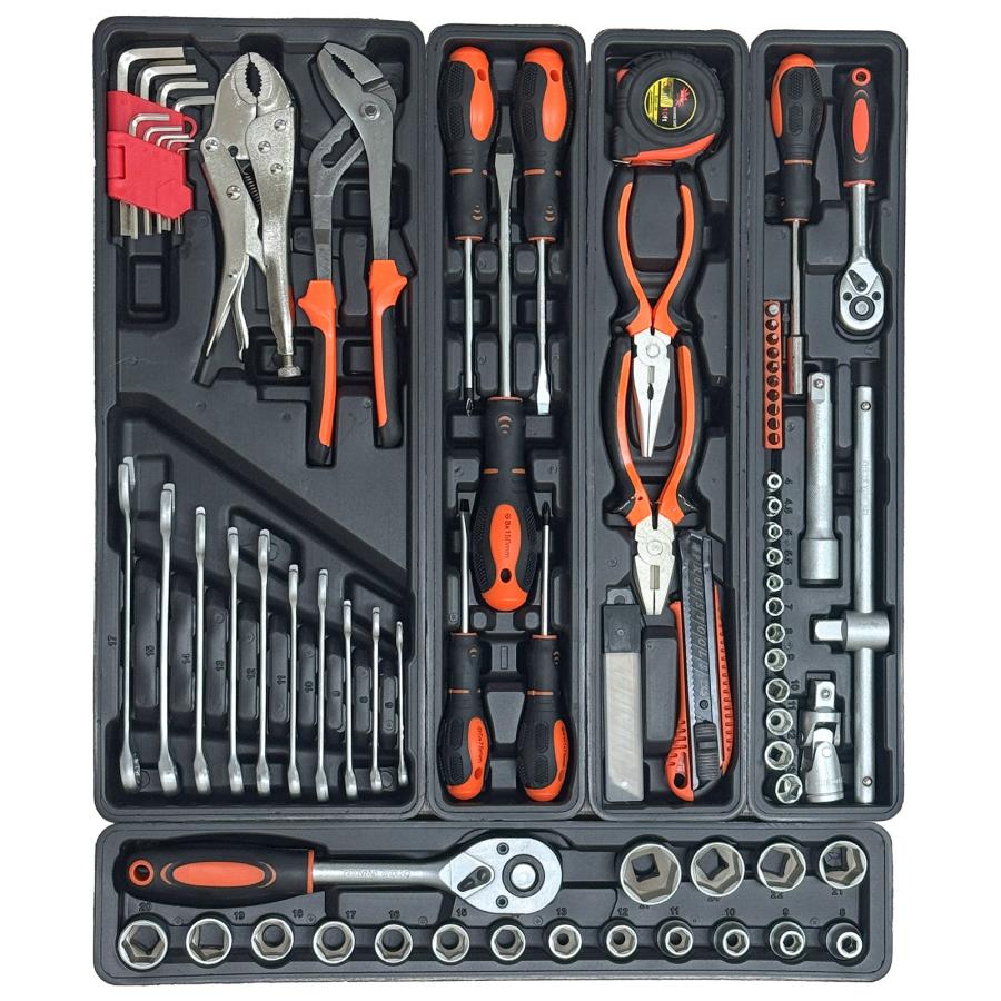 工具セット 85点 自転車用 家庭用 車 バイク ツールセット 工具 ハンドツール ツールボックス 日曜大工 | ONE STEP | 07